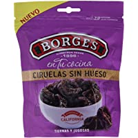 Los mejores  - Borges Ciruelas Sin Hueso - 150 gr [Pack de 4]